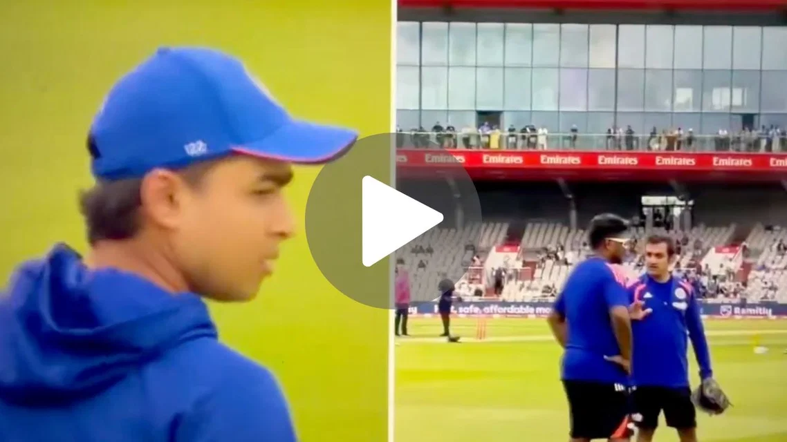 Gautam Gambhir consoles Sanju Samson. [Source- Screengrab]