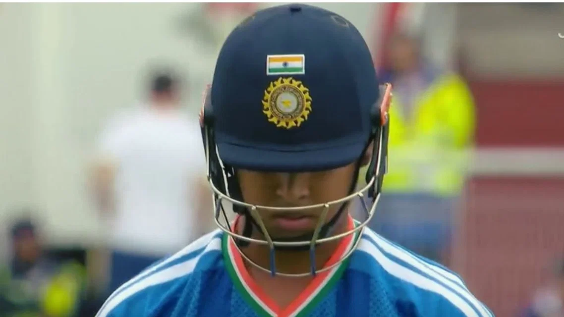 Vaibhav Sooryavanshi got dismissed cheaply on India debut [Source: X]