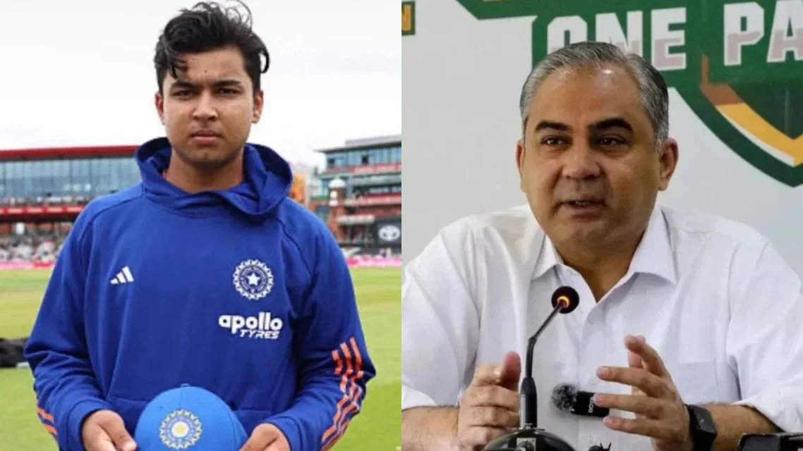 Vaibhav Sooryavanshi and PCB [Source: screengrab, AFP]