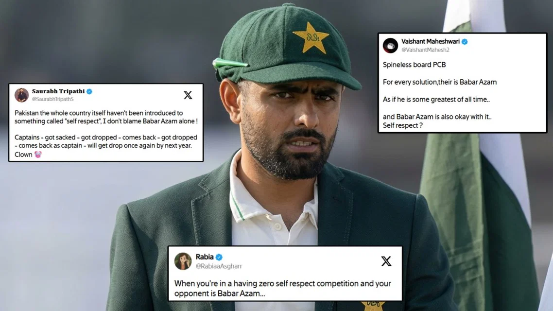 Babar Azam was named the Pakistan Test captain [Source: X]