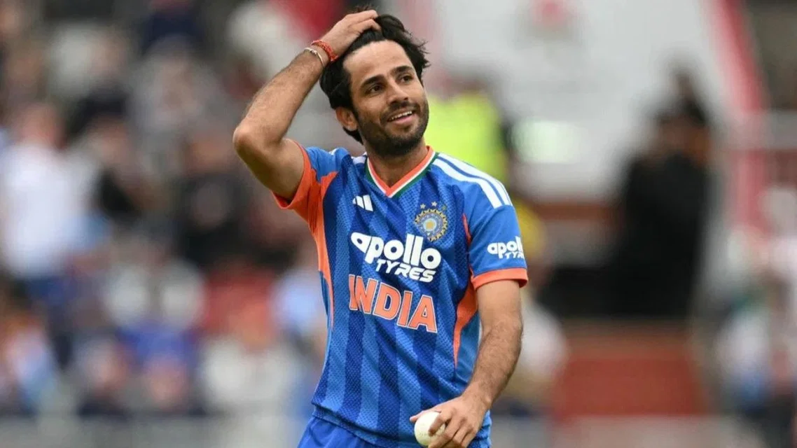 Ravi Bishnoi had a forgettable game [Source: AFP]