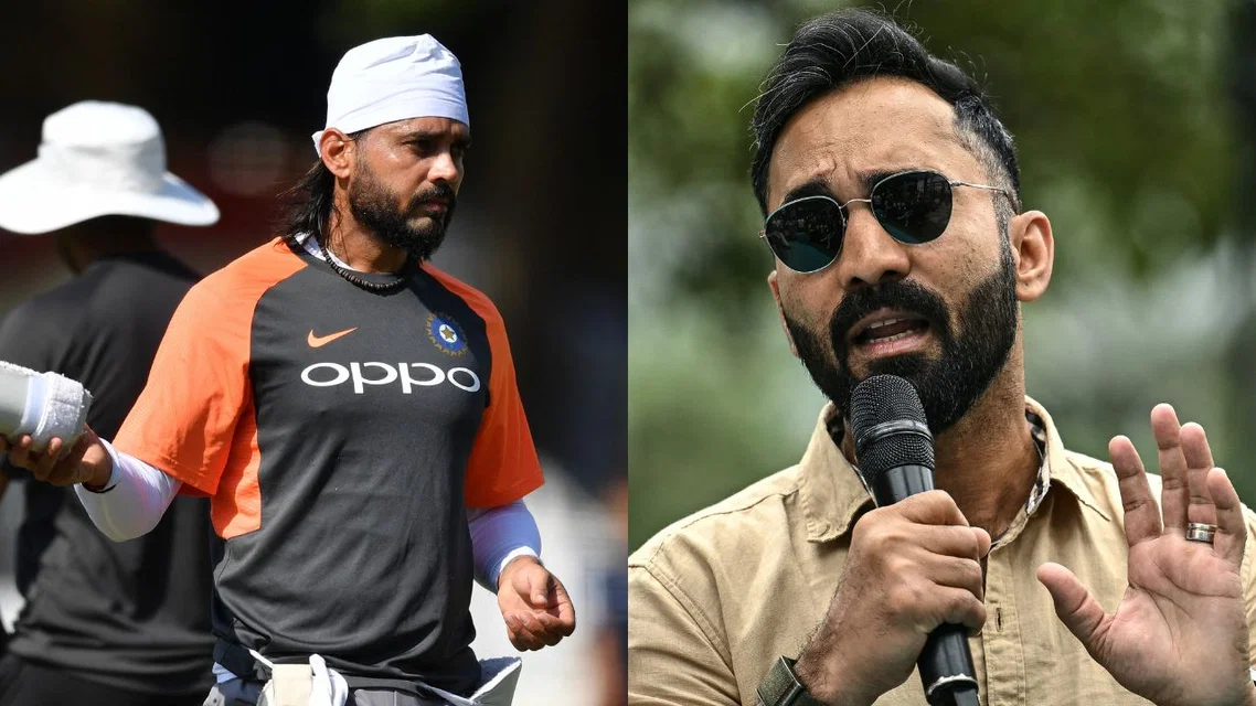Dinesh Karthik and Murali Vijay [Source: AFP]