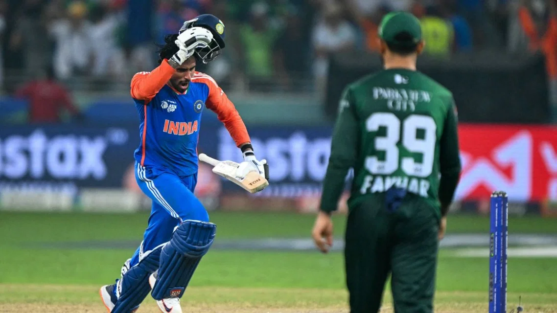 Tilak Varma and Pakistan team - (Source: AFP)