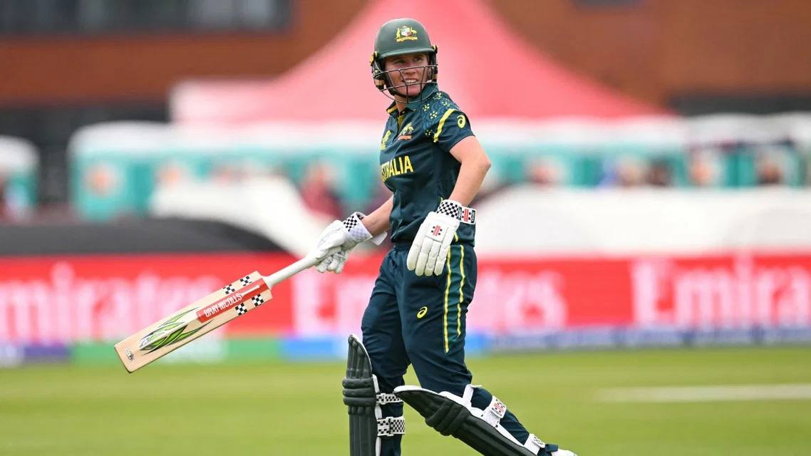 Beth Mooney scored a half-century in final | Source- AFP