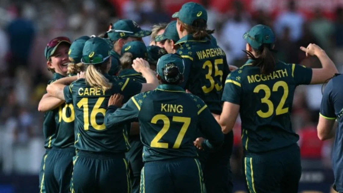 Australia winning moment - (Source: AFP)