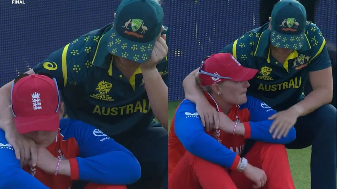 Georgia Voll and Sophie Ecclestone [Source: screengrab]