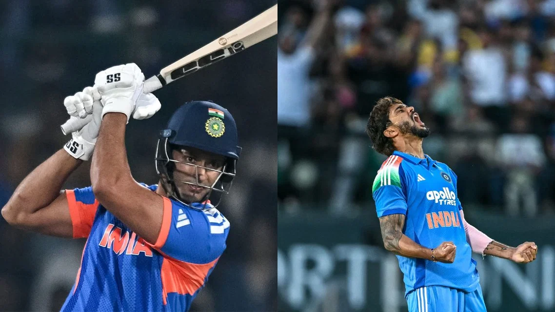 Shivam Dube vs Nitish Reddy comparison [Source: AFP]