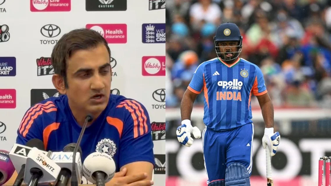 Sanju Samson and Gautam Gambhir - (Source: AFP/X.com)