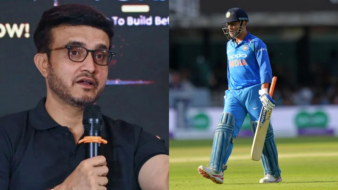 Sourav Ganguly and MS Dhoni (Source: AFP)