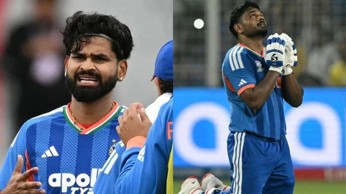 Shreyas Iyer and Sanju Samson [Source: AFP]