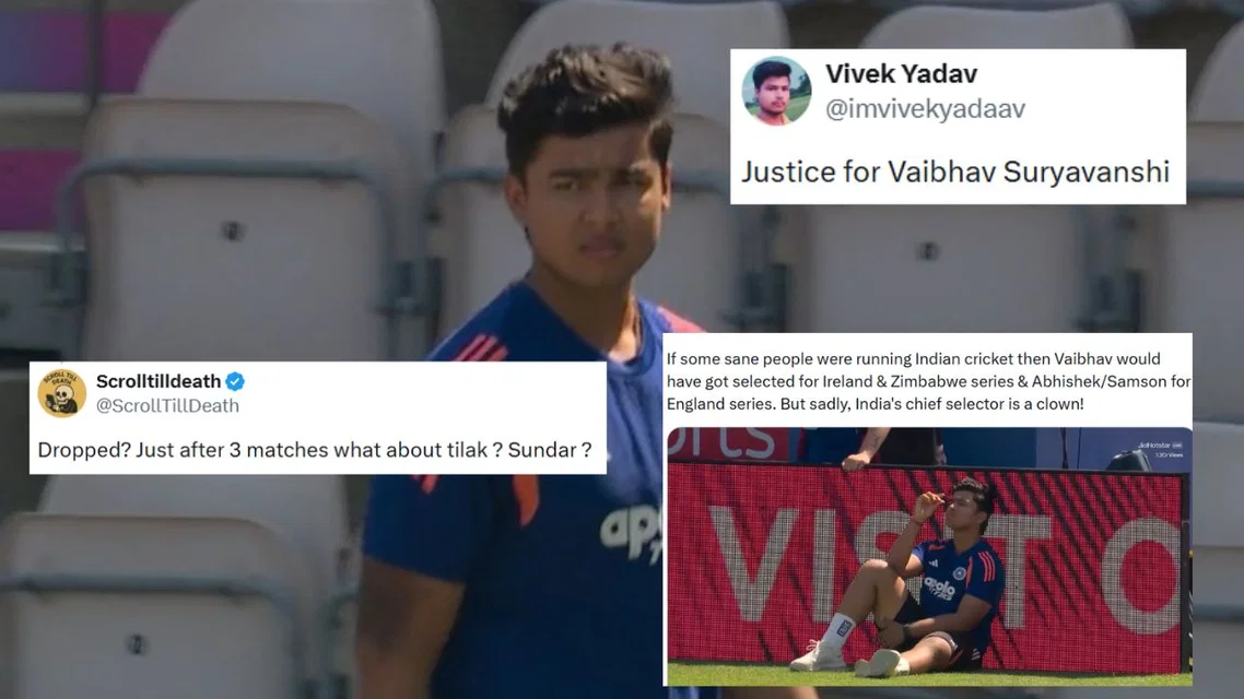 Fans react to Vaibhav Sooryavanshi [Source: screengrab]