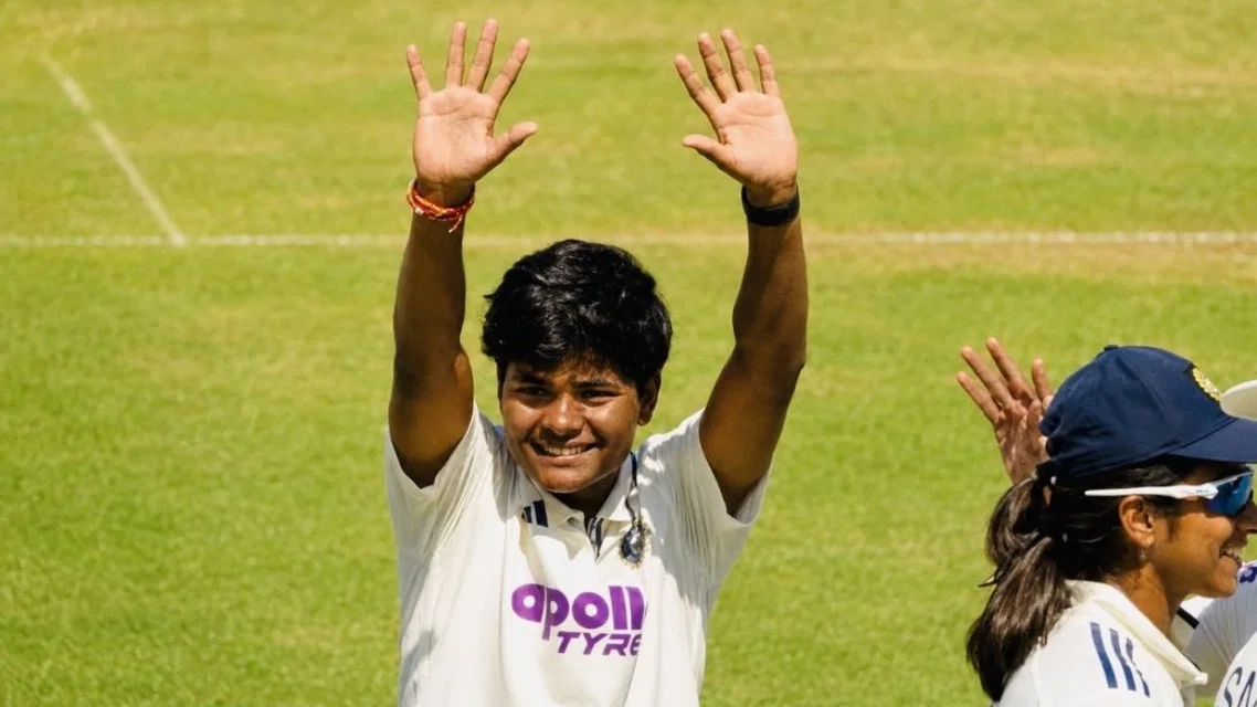 Kranti Gaud creates record for India [Source: X]