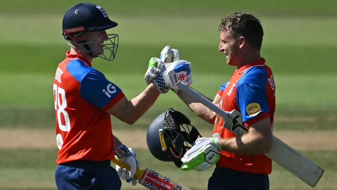 Brook, Buttler broke several records vs India [Source: AFP]
