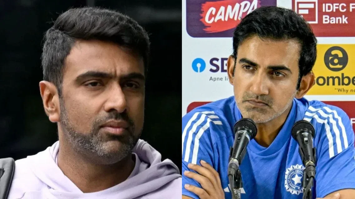 R Ashwin and Gautam Gambhir (Source: AFP)