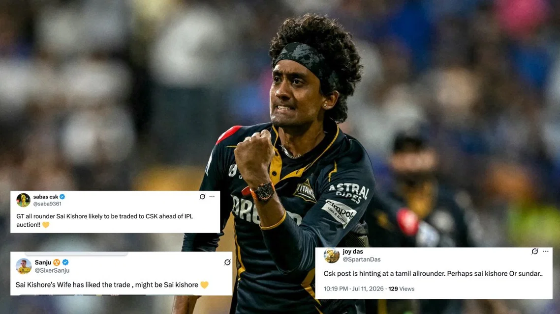 Sai Kishore [Source: AFP and X.com]