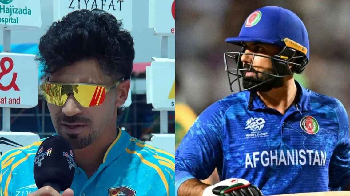 Rahmanullah Gurbaz blames Mohammad Nabi [Source: screengrab, AFP]