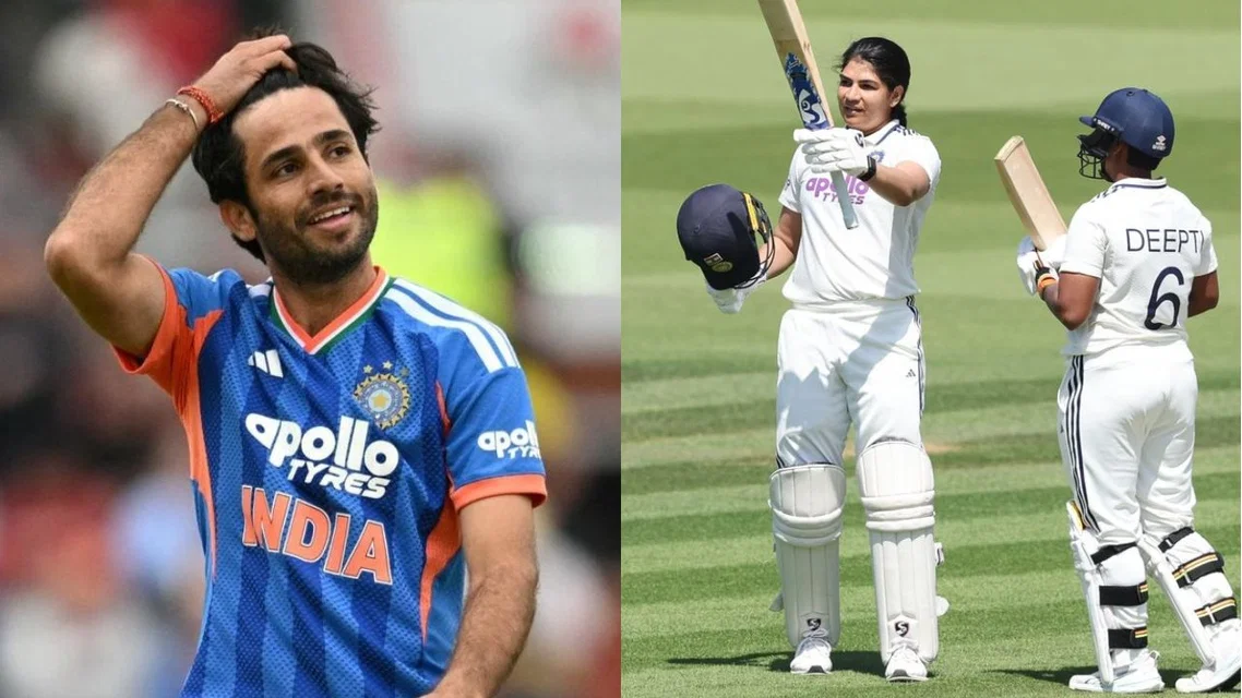 Ravi Bishnoi and Yastika Bhatia [Source: AFP, BCCI/x]
