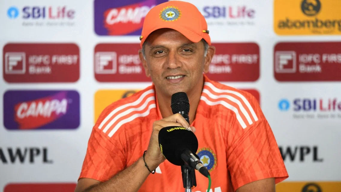 ECB have shortlisted Rahul Dravid to replace McCullum [Source: AFP]
