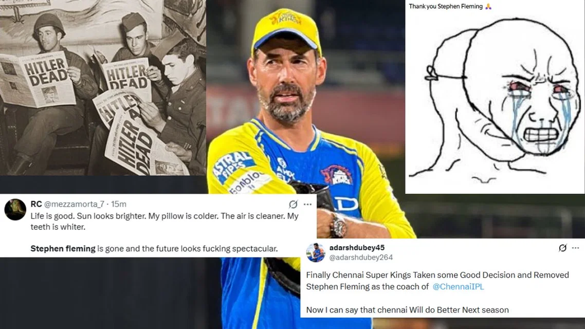 Stephen Fleming exits CSK setup [Source: X]
