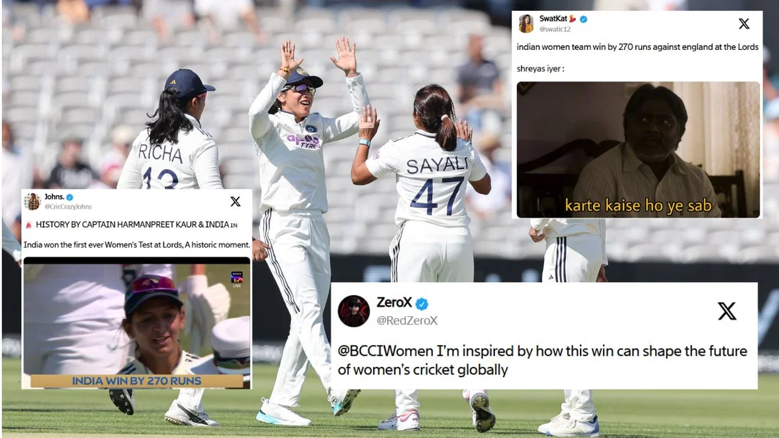 Fans react to India Women's win [Source: BCCI, screengrab]