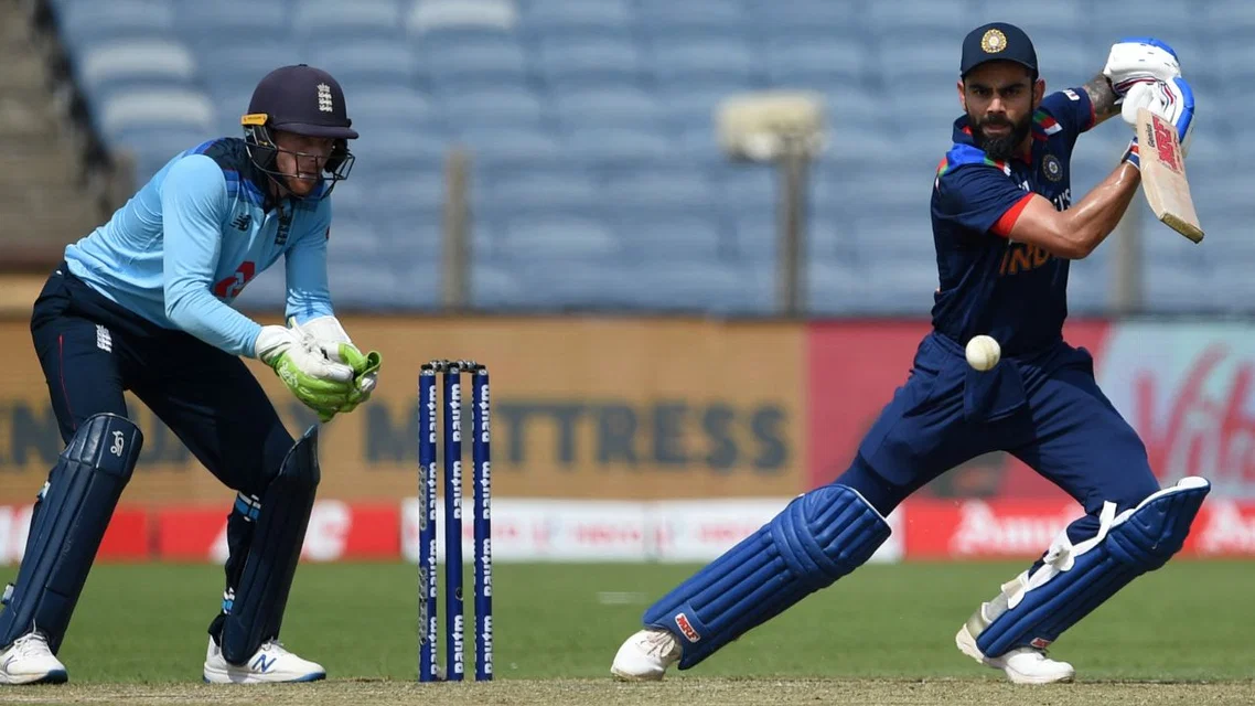 Virat Kohli enjoys a remarkable record in ODIs on English soil (Source: AFP)