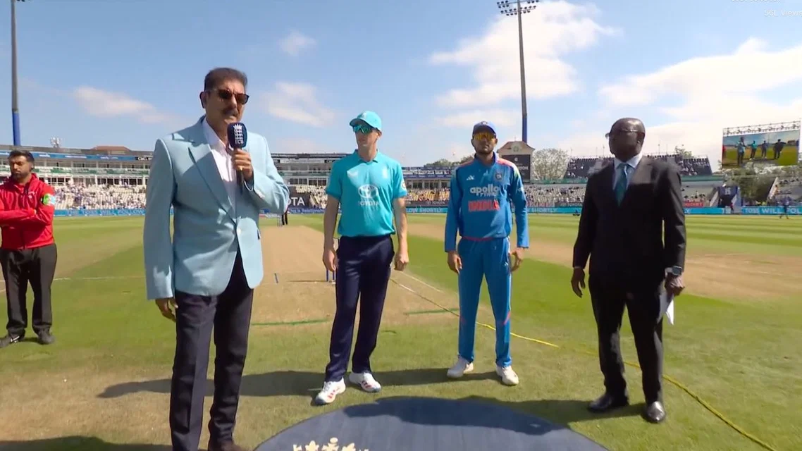 India vs England Toss Shubman Gill Harry Brook. Image Credits: X