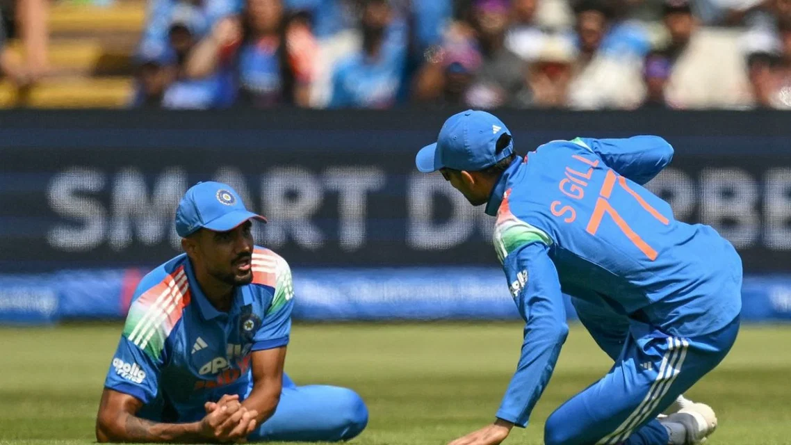 Gurnnor Brar suffers injury [Source: AFP]
