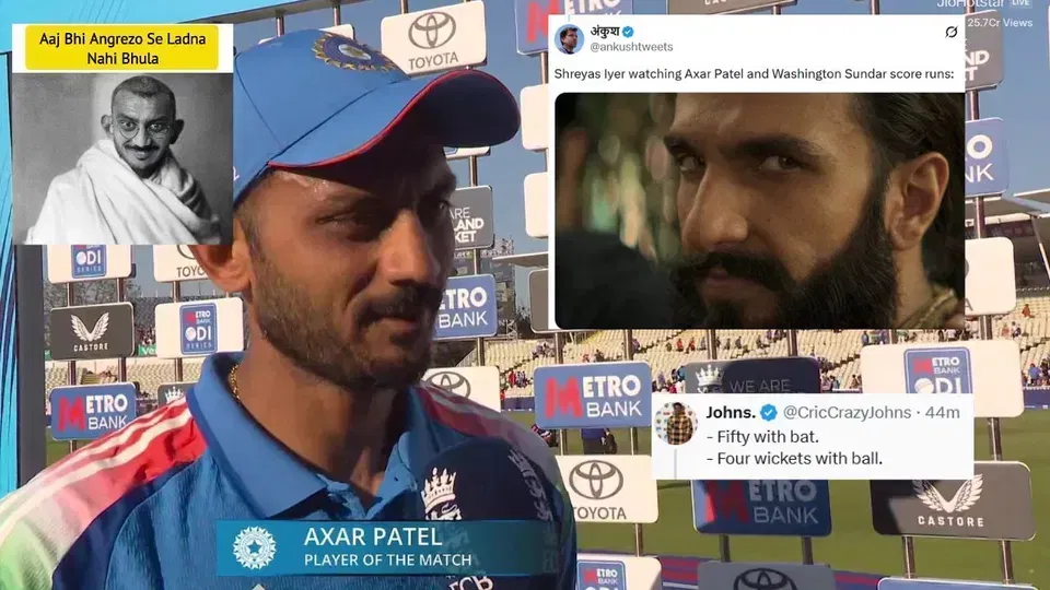 “MVP For India” Fans Bow Down To Axar Patel After Rescue Act vs England