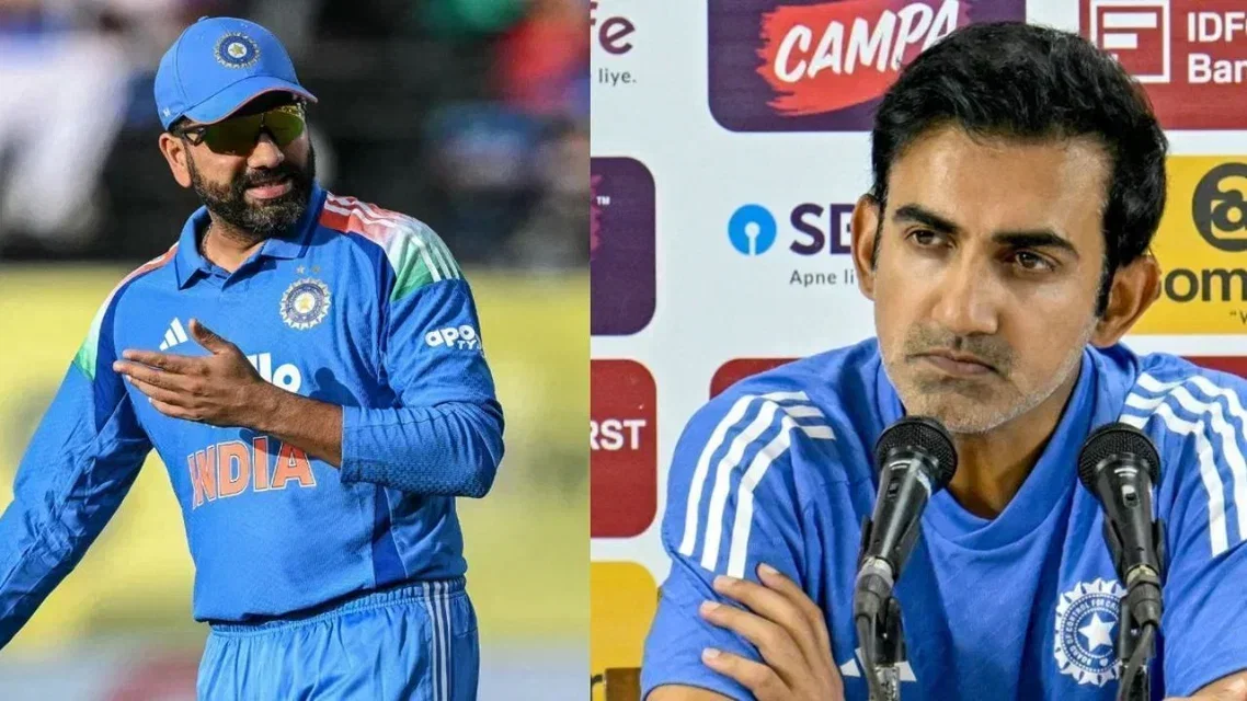 Rohit Sharma and Gautam Gambhir (Source: AFP)
