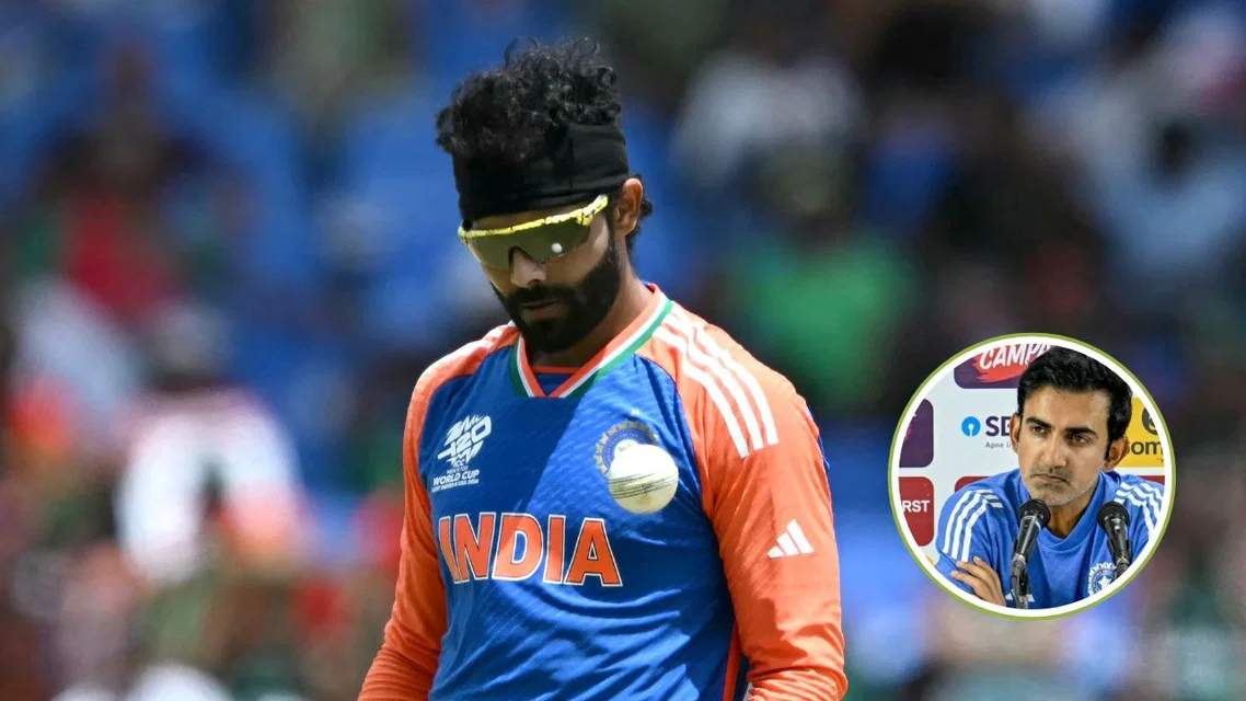 Ravindra Jadeja and Gautam Gambhir (Source: AFP)