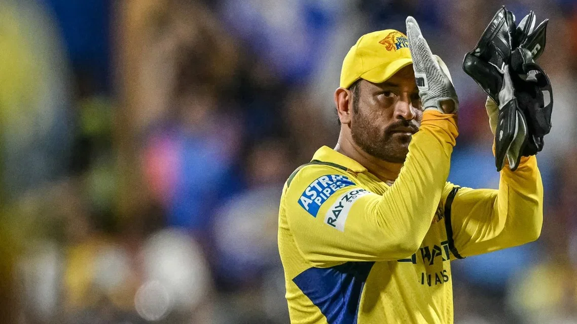 MS Dhoni is still a part of CSK squad | PC- AFP
