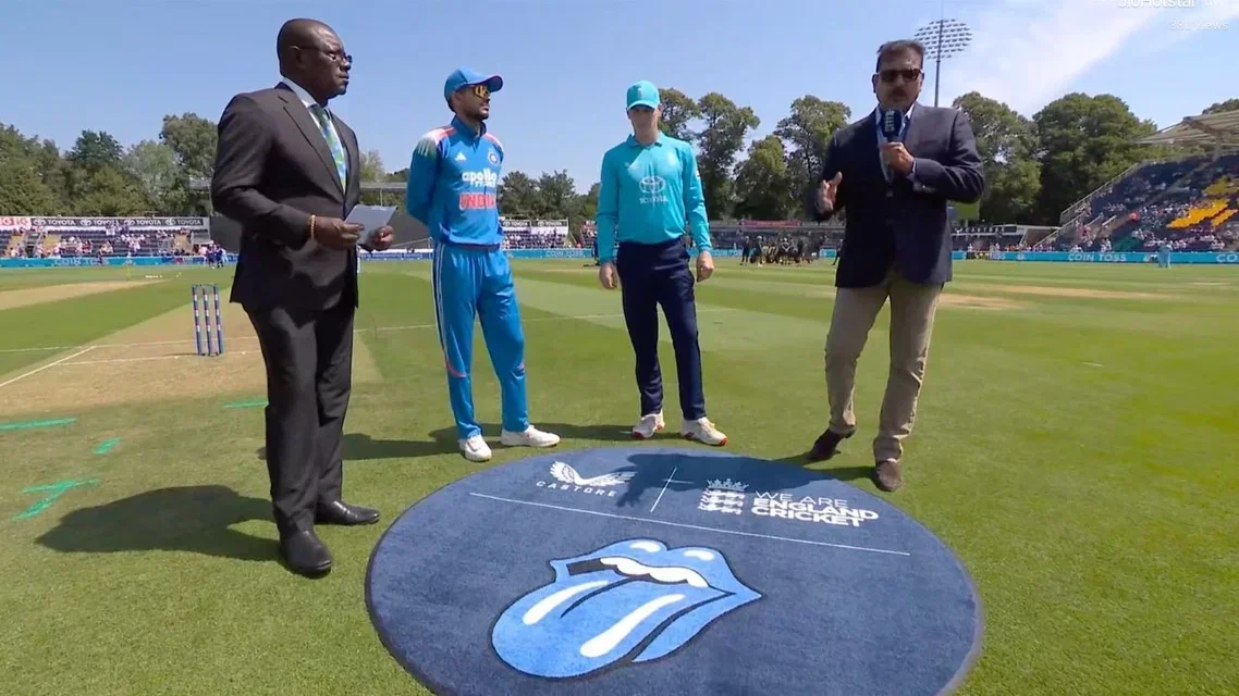 India vs England Toss Shubman Gill Harry Brook. Image Credits: X