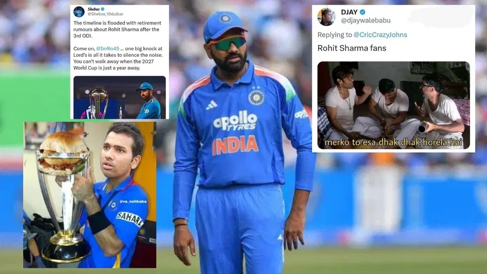 Fans react to Rohit Sharma retirement news news
