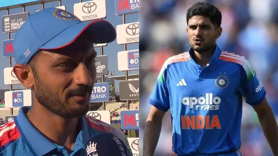 Axar Patel and Shubman Gill [Source: AFP]