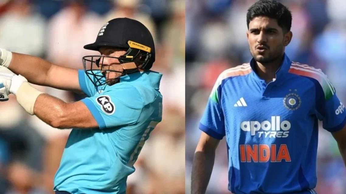 Joe Root and Shubman Gill (Source: AFP)
