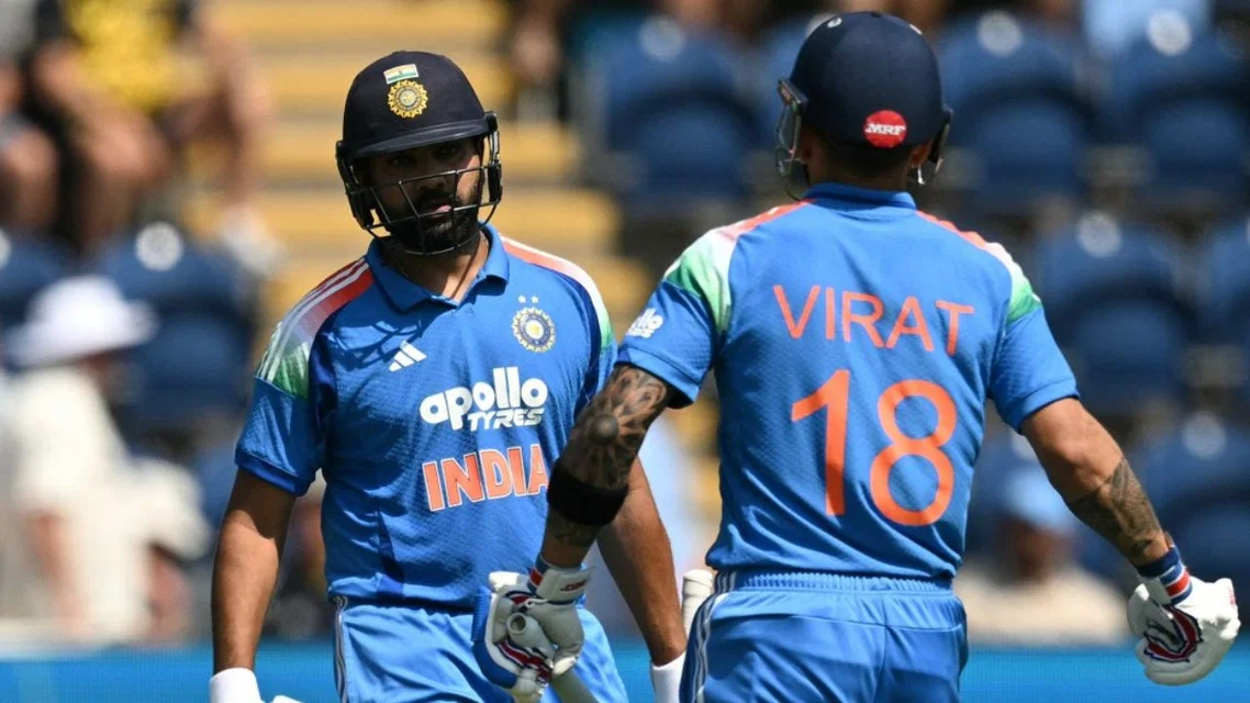 Rohit Sharma and Virat Kohli - (Source: AFP)
