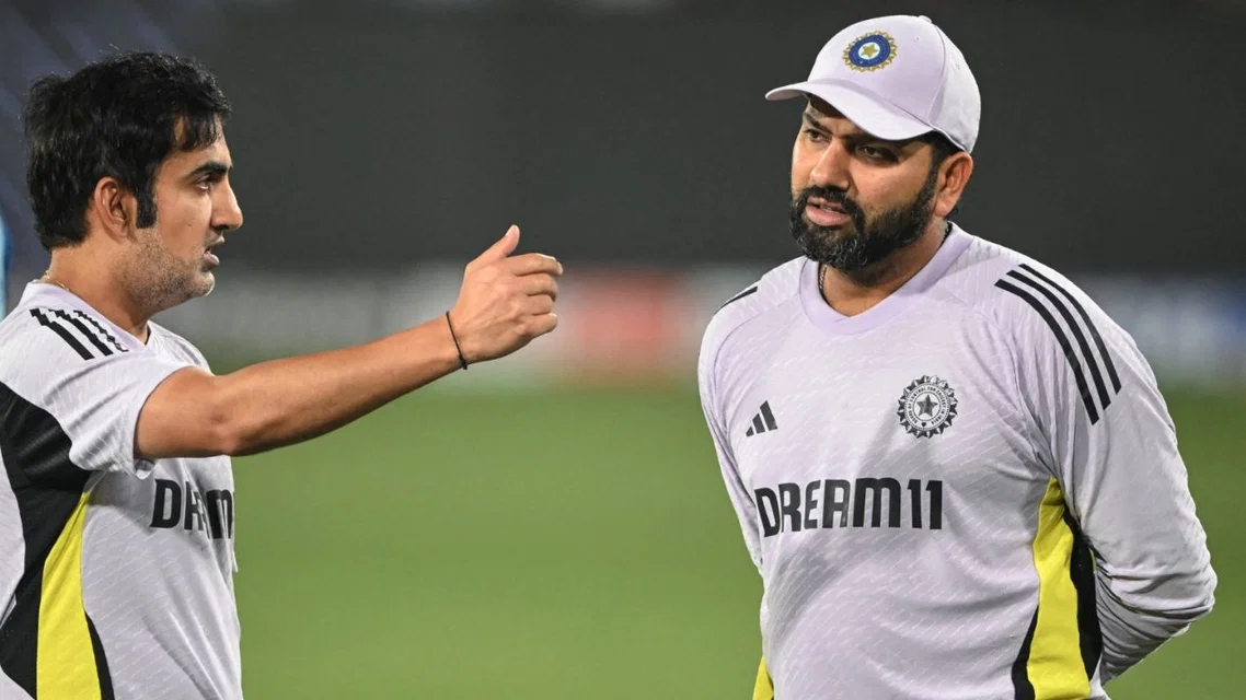 Rohit urged Gambhir to become India head coach [Source: AFP]

