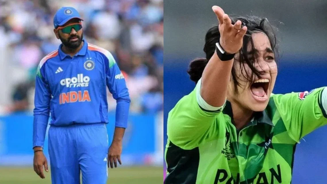 Rohit Sharma and Fatima Sana [Source: AP, AFP]