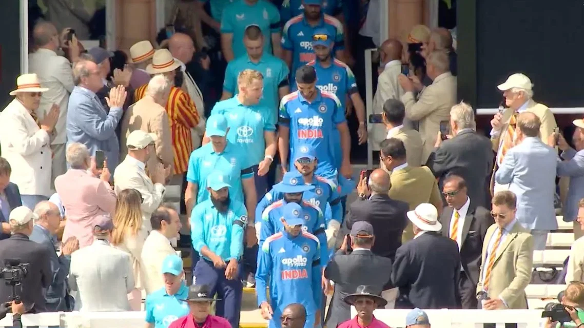 India vs England Black Armbands. Image Credits: X