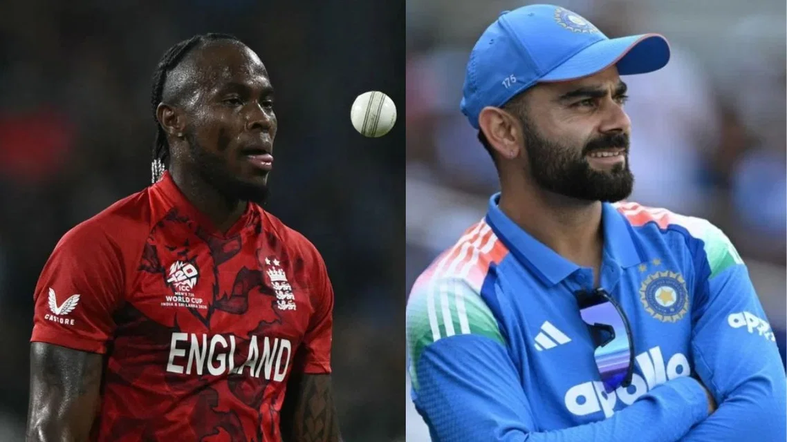 Jofra Archer and Virat Kohli (Source: AFP)