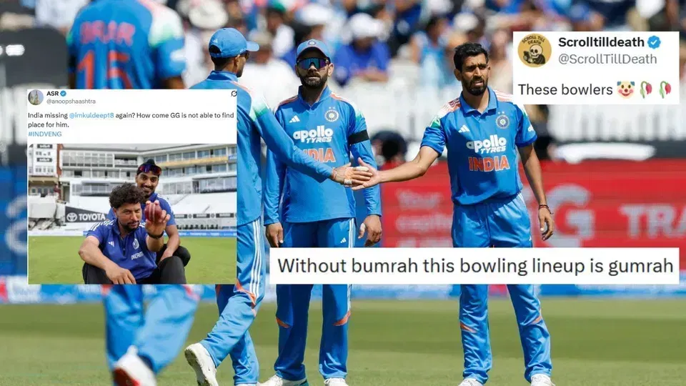 “Without Bumrah, Bowling Is Gumrah” Fans Call Out India’s Timid Show Vs England “Without Bumrah, Bowling Is Gumrah” Fans Call Out India’s Timid Show Vs England