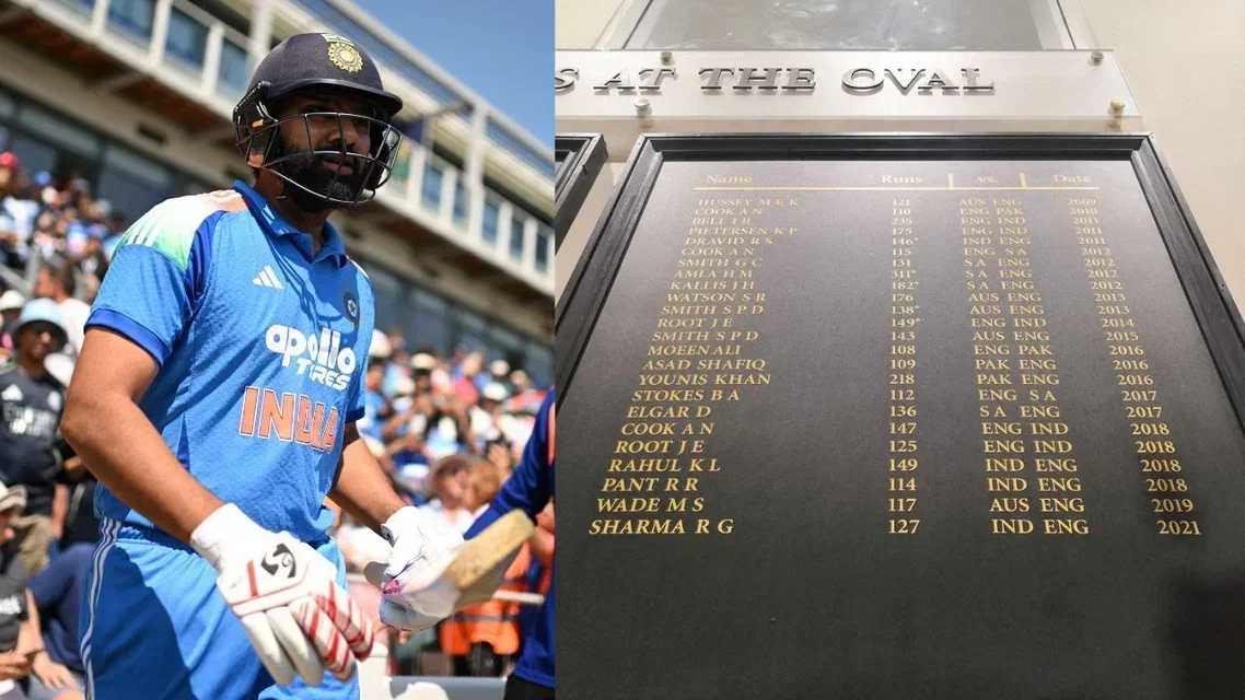 Rohit Sharma etches name on Lord’s Honours Board (Source: X.com & AFP)