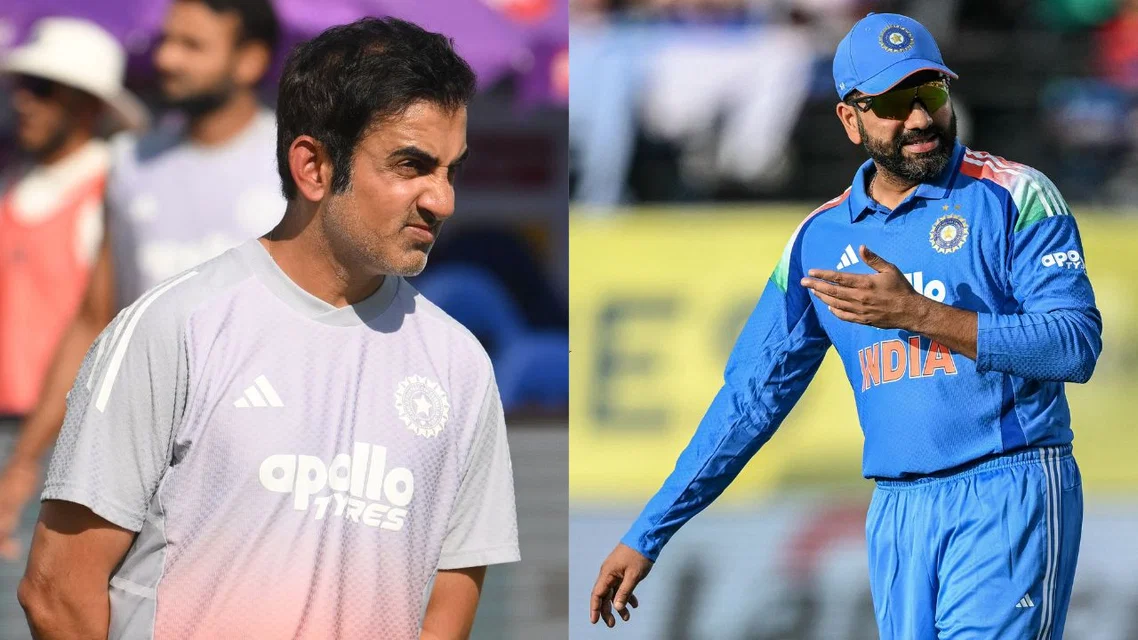 Rohit Sharma (R) & Gautam Gambhir (Source: AFP Photos)