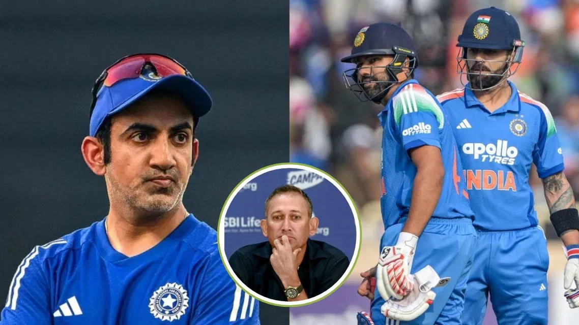 Gautam Gambhir, Virat Kohli, Rohit Sharma and Ajit Agarkar (Source: AFP)
