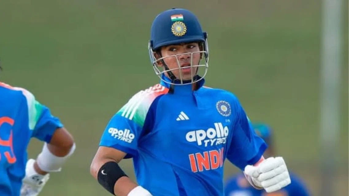 Kushagra Ojha for India U19. [Source -@kushagraojha09/Instagram]