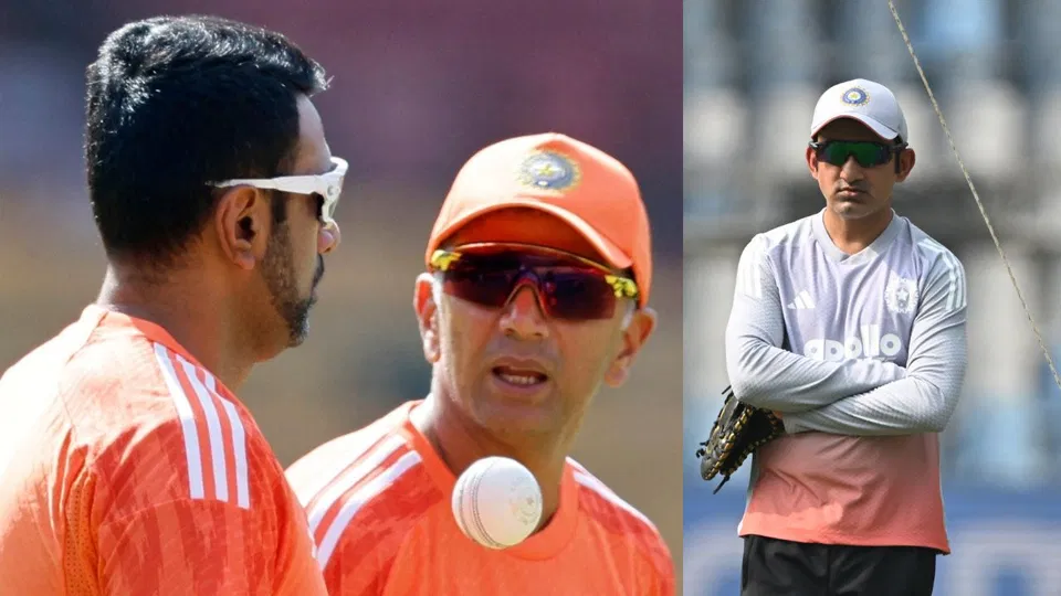R Ashwin Shows Rahul Dravid Mirror To Gautam Gambhir R Ashwin Shows Rahul Dravid Mirror To Gautam Gambhir