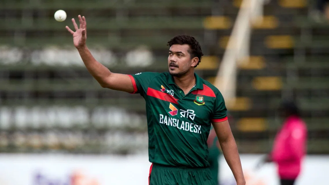 Taskin Ahmed playing for Bangladesh (Source: AP Photos)