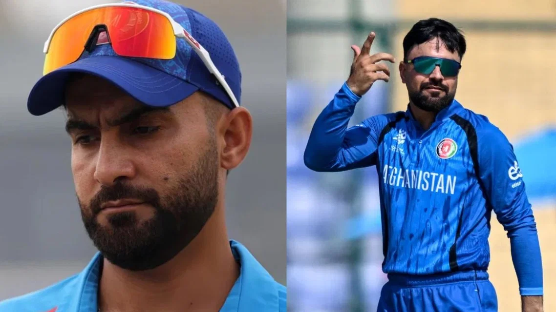 Rashid Khan and Hashmatullah Shahidi - (Source: AFP)