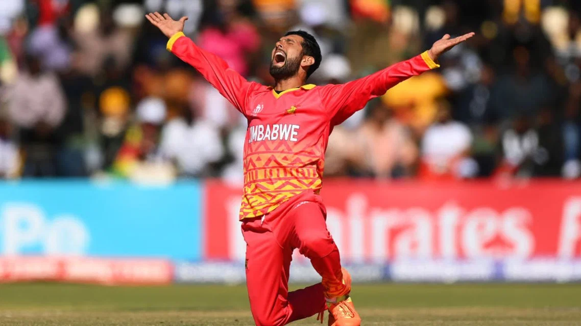 Zimbabwe secure a thrilling win vs India (Source: @CricCrazyJohns/x.com)
