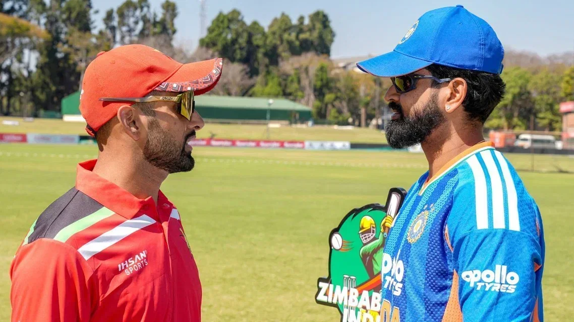 India vs Zimbabwe Toss. Image Credits: BCCI